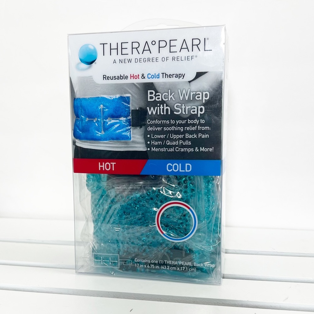 THERAPEARL heat ice cold hot pack‎ BACK WRAP joint body aches stress GIFT NEW